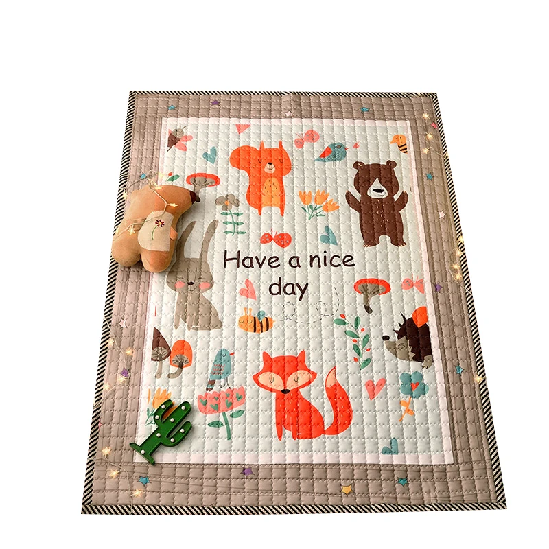 large soft modern non toxic kids play mats babies animal