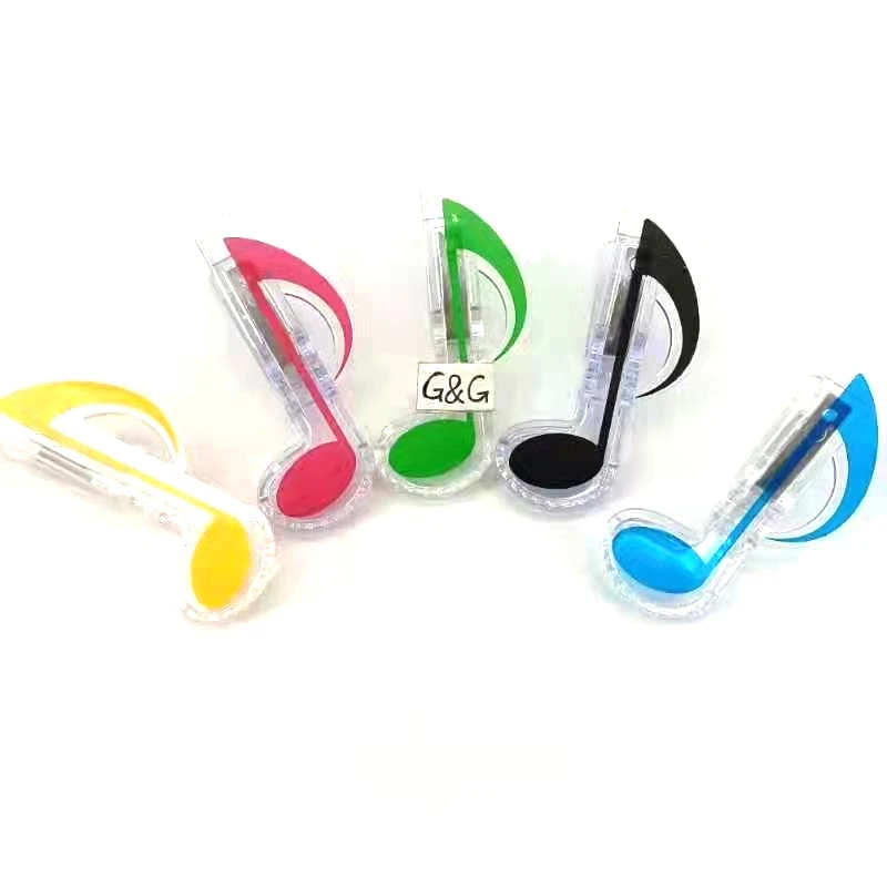 Factory Wholesale Music Clip Stationery Folder Clip Musical Note Clips