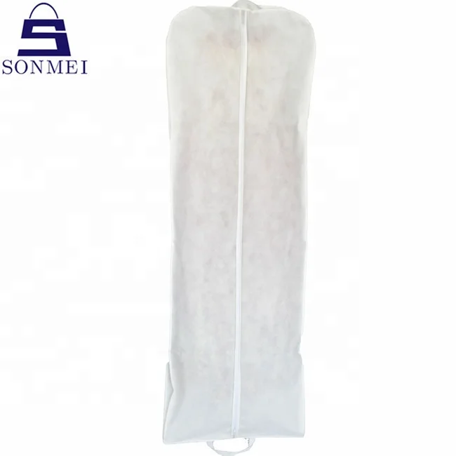 Gown packing bridal cover luxury printed long white dress dust bag