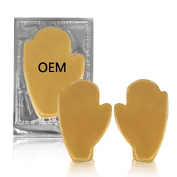 2022 OEM Nourishing whitening jelly hydrating anti-wrinkle 24k gold crystal collagen hand mask