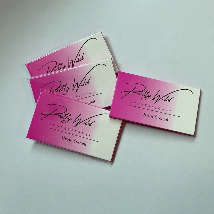 4Pcs Reusable Brow Stencils Template