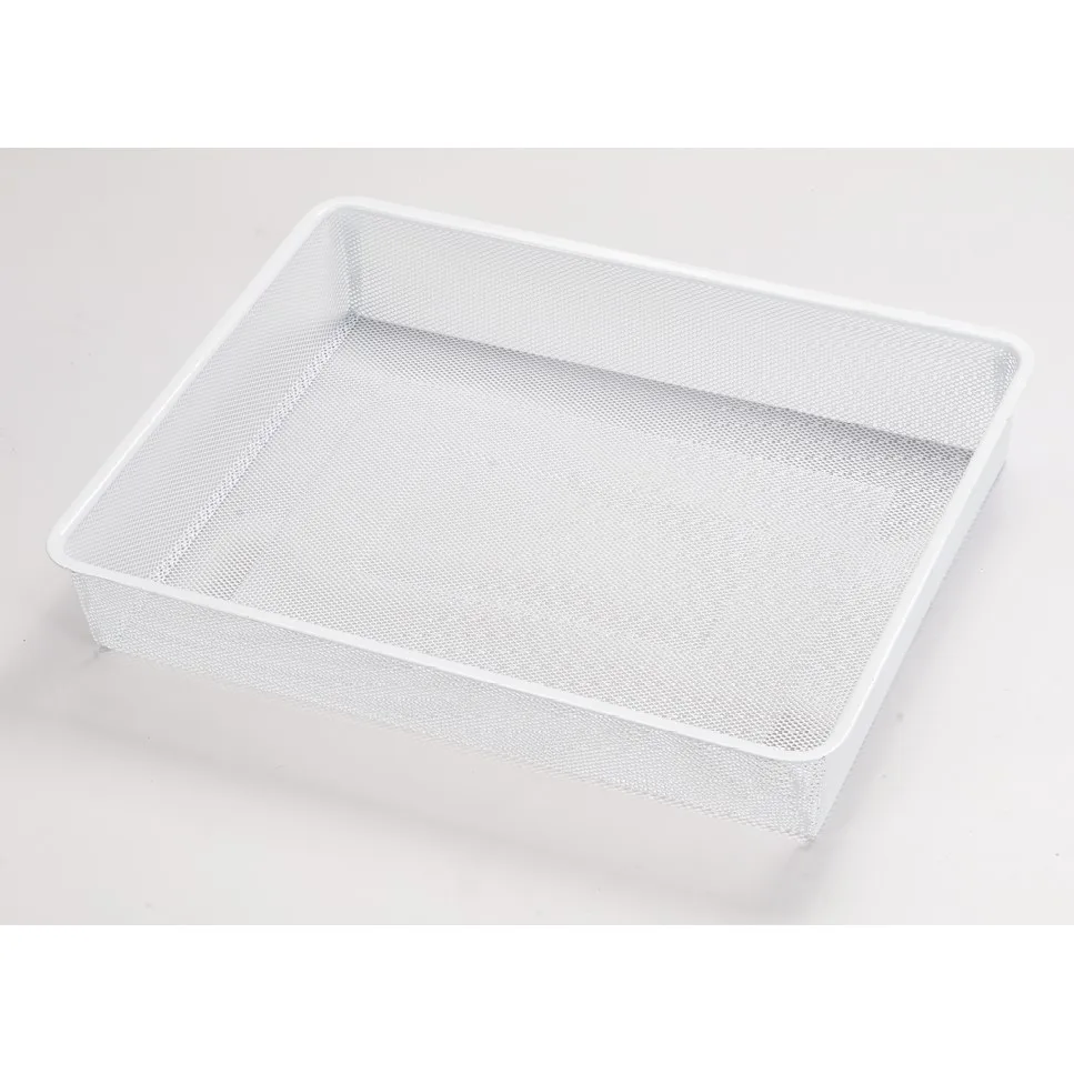 Design DIY shelving kits Hanger Closet Wall Hanging 54.5x42x29.5cm Pull Out Mesh Metal Basket