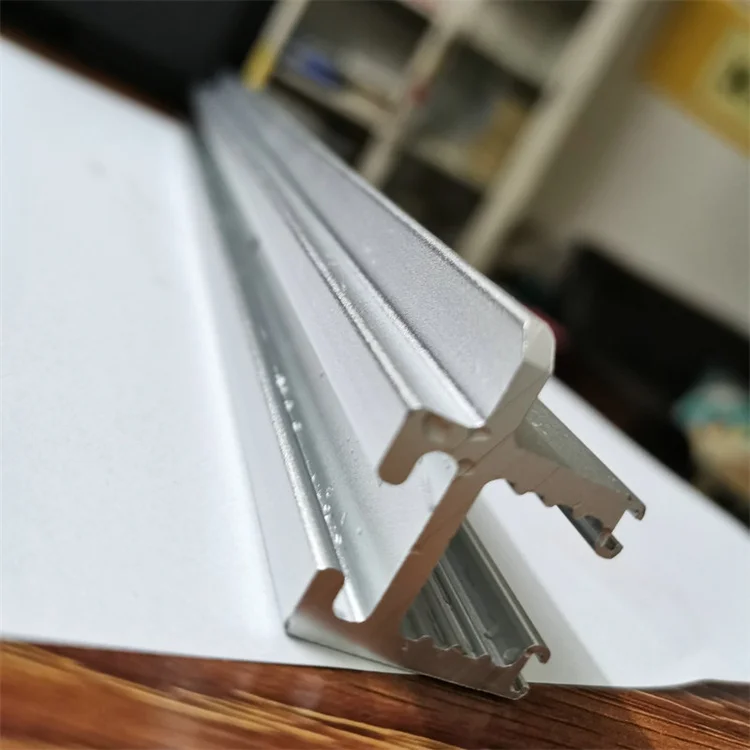 Aluminum Factory customized Brushed Nickel U-Channel for shower Room profile