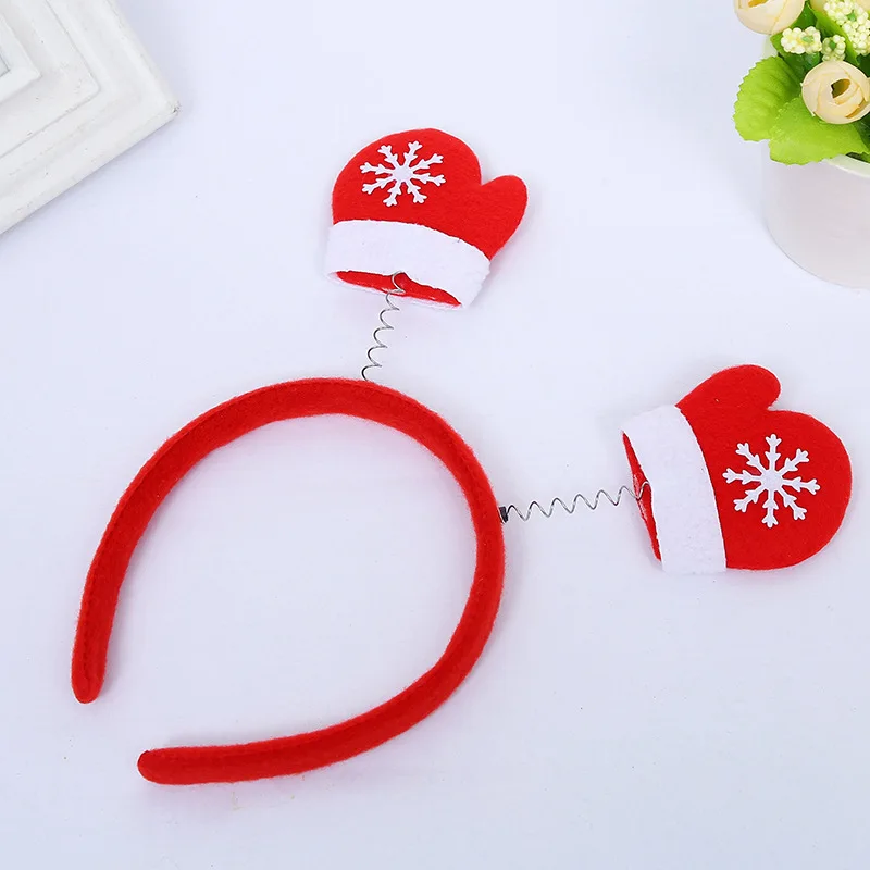 Christmas Headbands for Children Santa Elk Antlers Baby Headband Kids Diadem Elf Ears Horns 2023 Hair Accessories