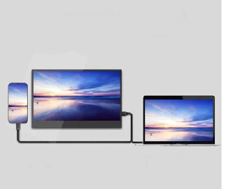 Светодиодный портативный игровой ЖК-монитор Javoda для ноутбука