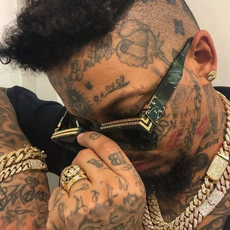  Горячая Распродажа Instagram Billionaire стильные солнцезащитные очки для мужчин и женщин квадратные трендовые дизайнерские 2021