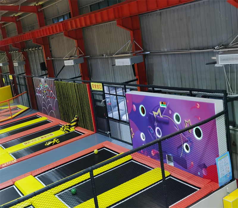 Children Kids Cheap Indoor Play Trampoline Park trampoline With Bungy Mat