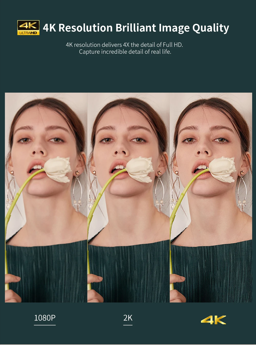 
AC7 10X Optical Zoom Camcorder Hunting Vlog Wedding 4K Professional Video Camera 