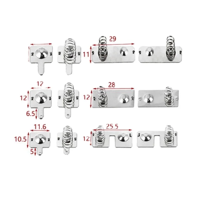Different types of battery shrapnel for the positive and negative electrodes of AAA batteries