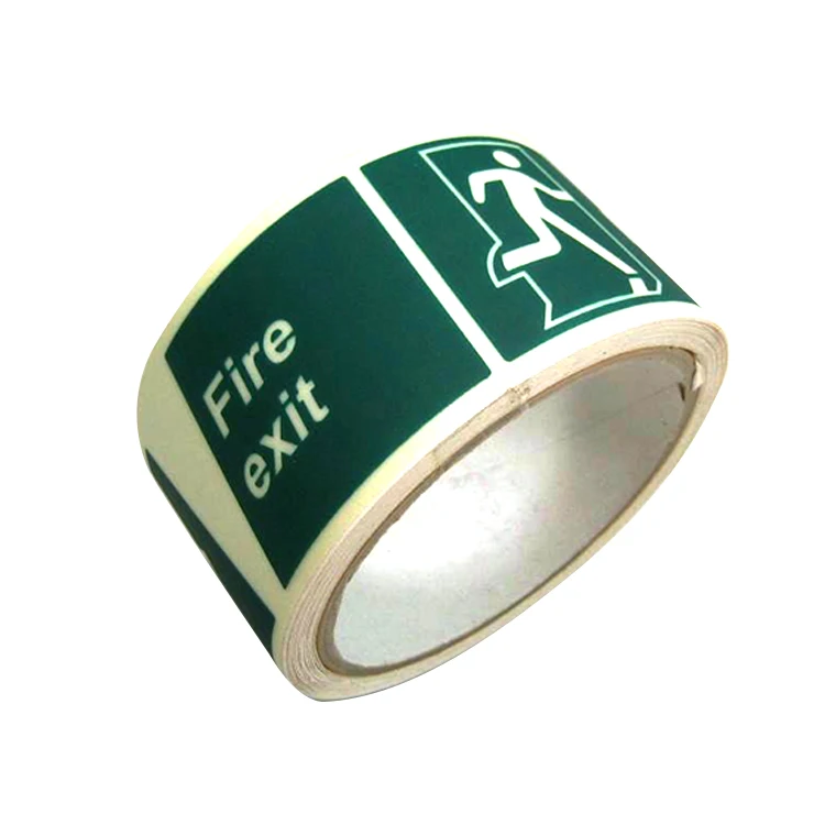  Люминесцентная лента для фотосъемки пожарного выхода светящаяся в темноте