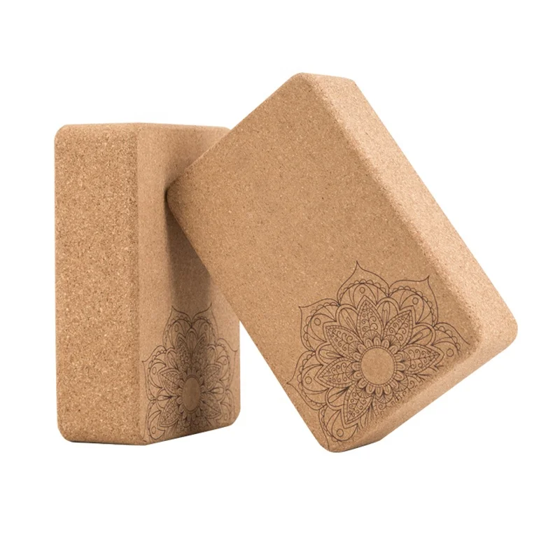 
Natural Yoga Block Cork BRIK Wooden Cusotm Logo Size 3*4.7*9inch 3*6*9inch 4*6*9inch 