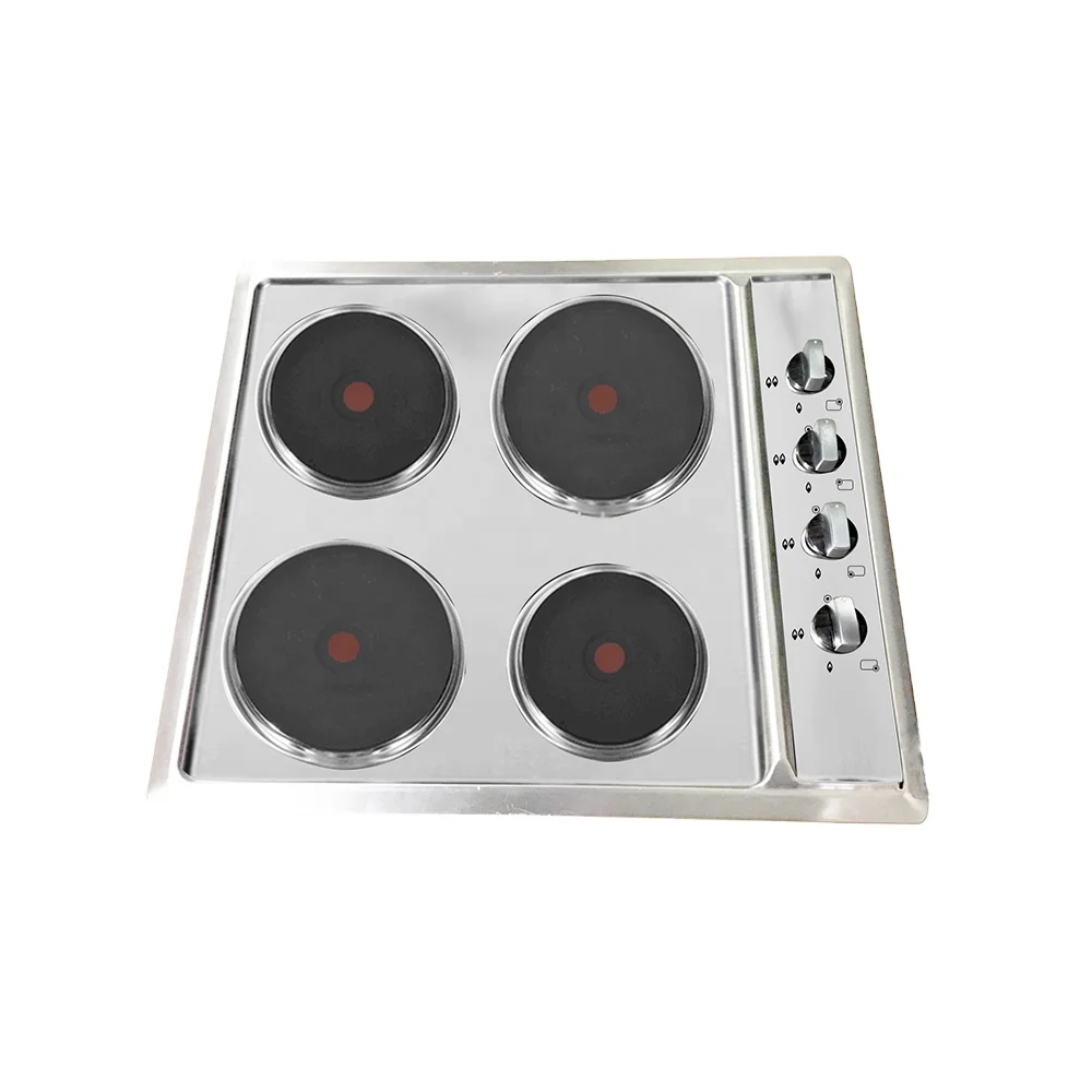 4 burners home stainless steel kitchen electric hob stove