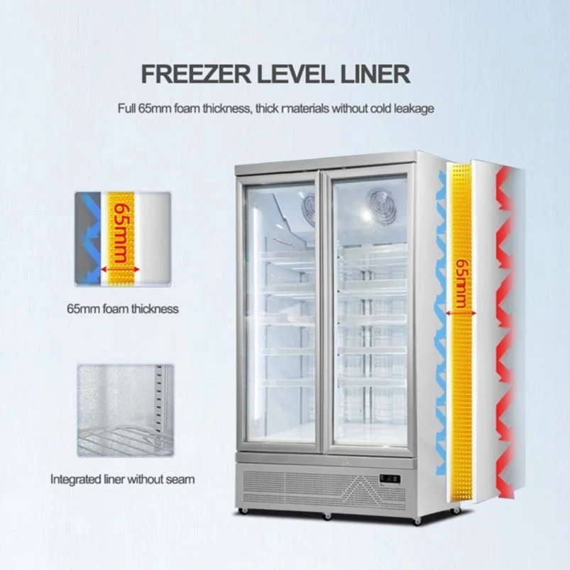 Convenience Store Chocolate Drink Upright Chiller Display Fridge Cooler Cabinet Beverage Refrigerator