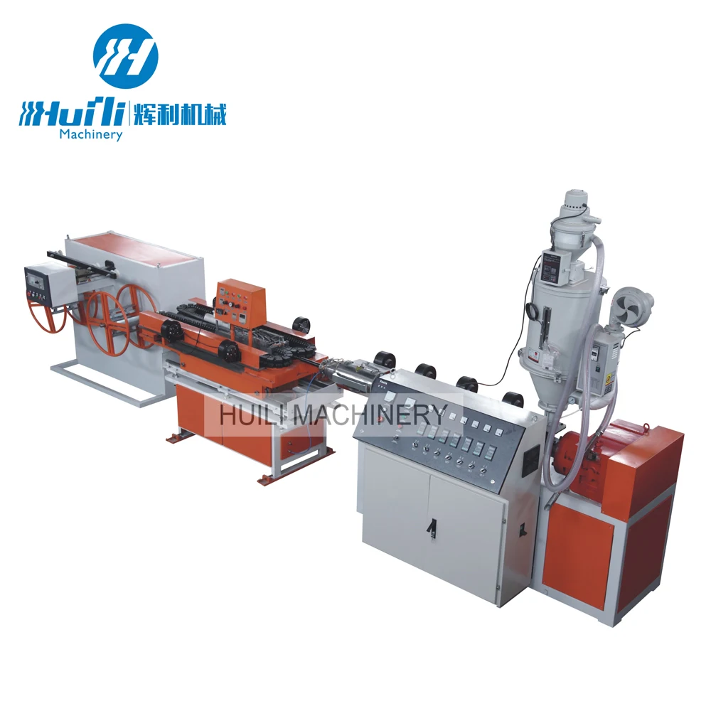 Electric Flexible Corrugated Conduit Production Line PE PP PVC Plastic Corrugated Pipe Machine