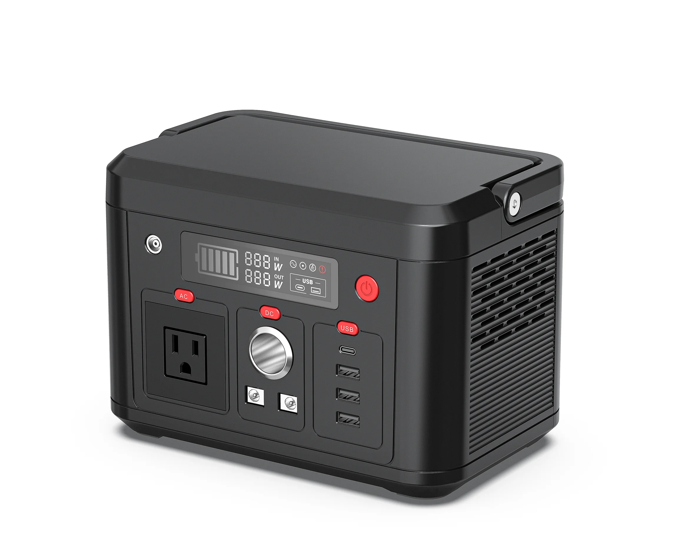 230V 50Hz 300W LiFePO4 Pure Sine Wave Fast Charging Camping Portable Power Station With Solar Panel
