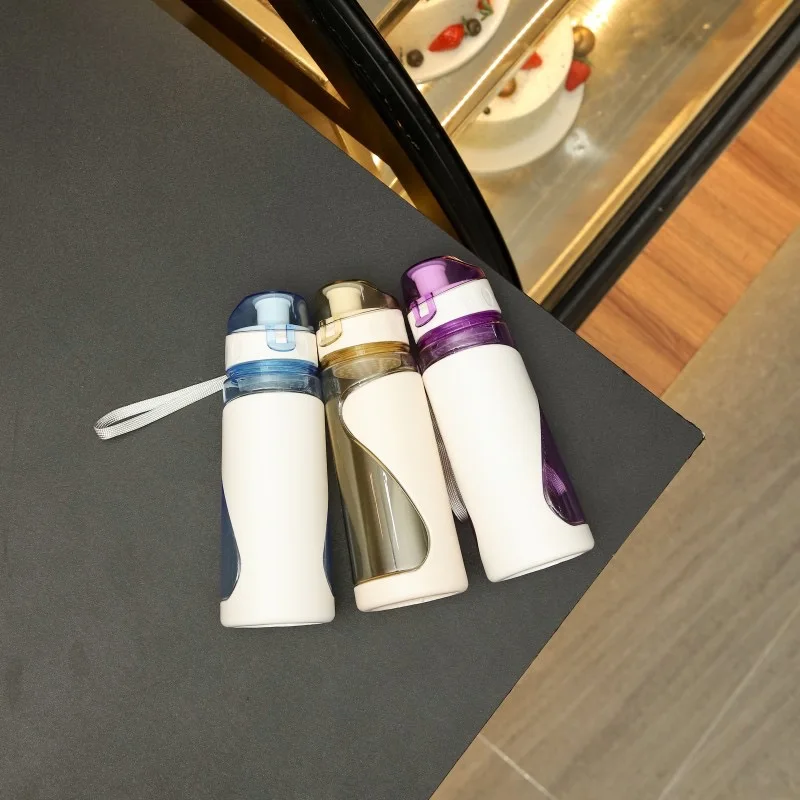 400ml 650ml Wholesale BPA Free Custom Water Bottle Transparent PC Bottle Plastic Water Bottle with Custom Logo