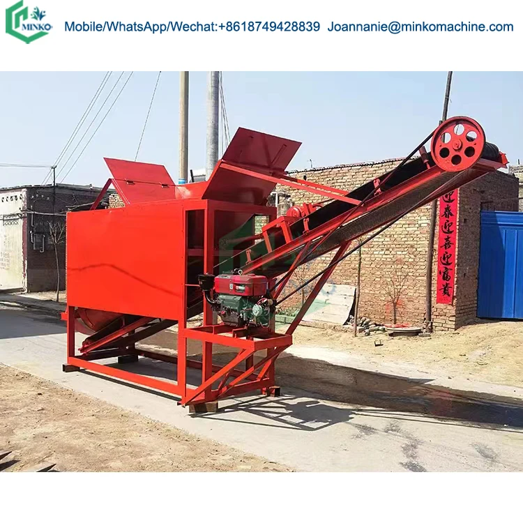 Large roller sand screening machine Linear Vibrating Screen sand and stone separator mobile sand screening machine
