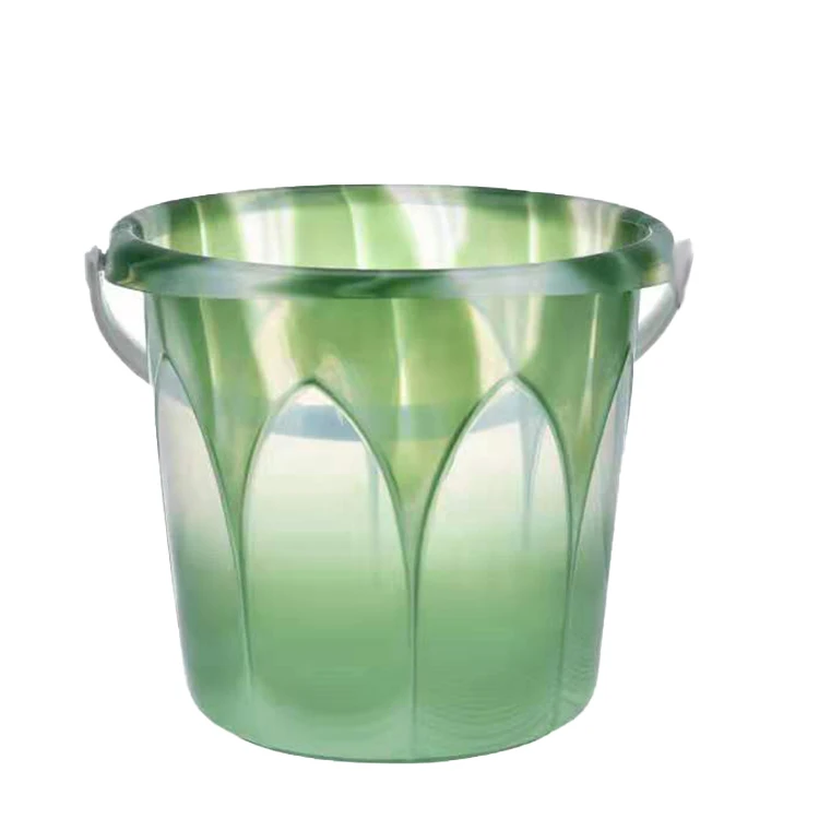 
New Design Household Cleaning Tools Handle Pail Backet Stocked Plastic Water Buckets 