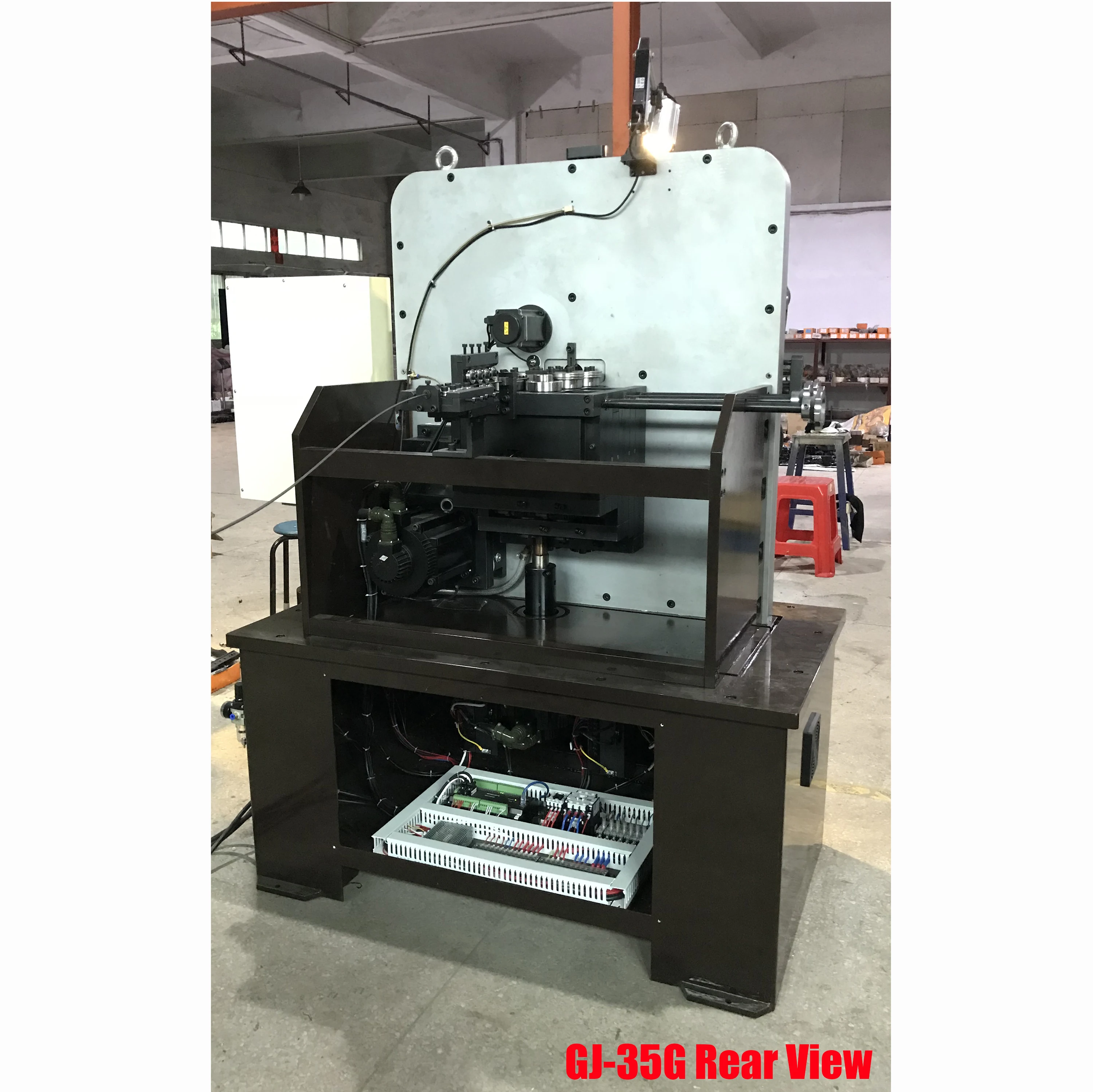CNC Automatic Wire Forming Machine Helical Enameled Flat Copper Wire Roll Bending Winding Coil For New Energy Vehicles