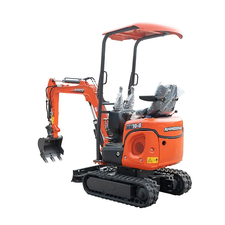 Мини-экскаватор Rhinoceros 0 8 t/1 2 6 копающая машина одноцилиндровый дизельный масляный двигатель гусеничный экскаватор