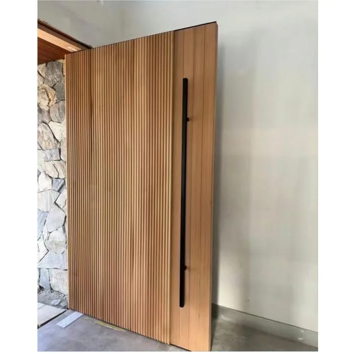 Solid Wood Door Wooden Door For House Simple Teak Wood Front Door Design