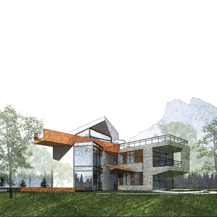 Factory price contemporary landscaping ideas for front of house Best high quality