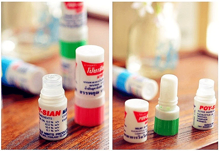 HOT Selling Thailand Nasal Inhaler Sticks Mint Flavor Refreshing Dispel Sleepy Essential Oil Reduce Congestion