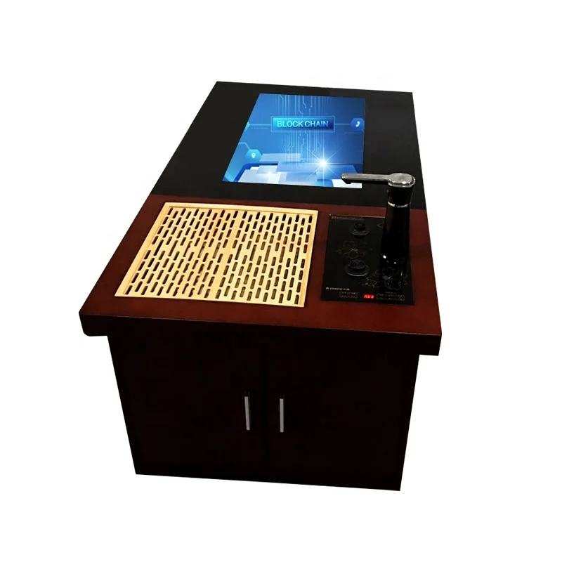 
2019 New design 55 inch Multi function coffee table with lcd smart touch screen 