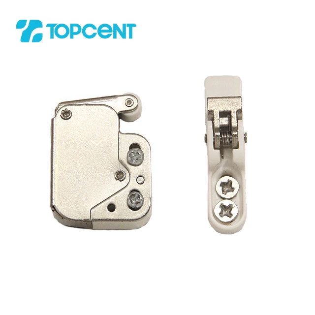 TOPCENT Furniture Hardware Mini Latch Automatic Spring Catch Plastic Strike