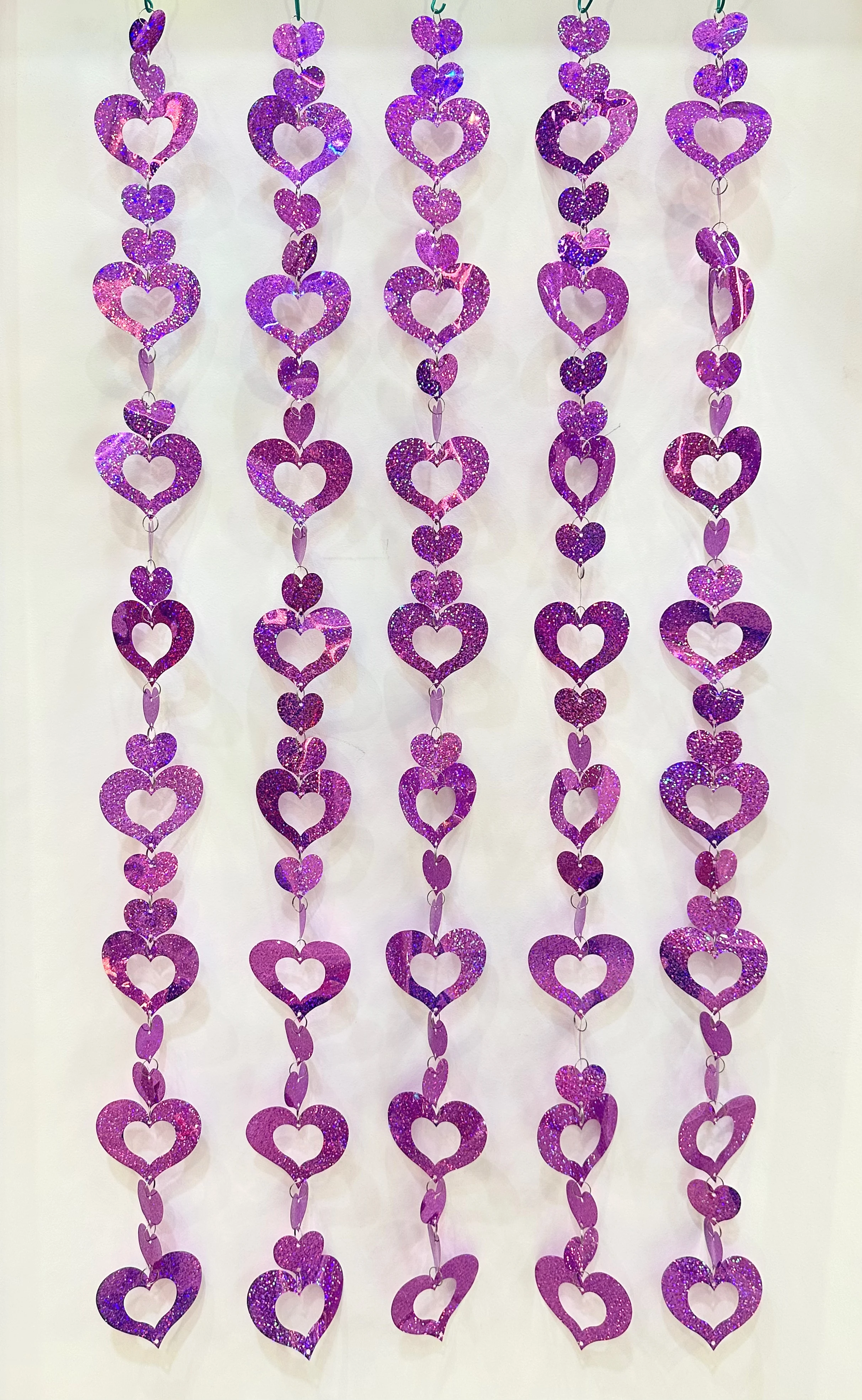 Silver Gold Ornaments Love Glitter wall hanging decor Wedding Birthday Party Christmas Home Decoration