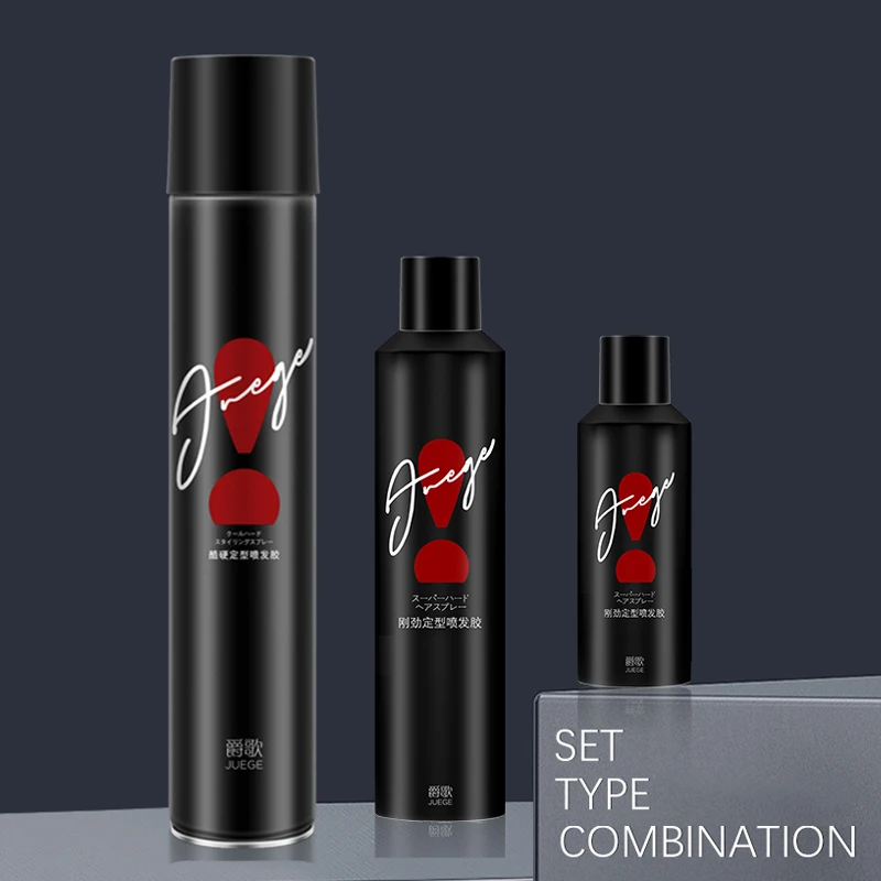 Factory OEM ODM Professional Aerosol Spray Hair Styling Products Woman Wholesale Custom Strong Hold for Men