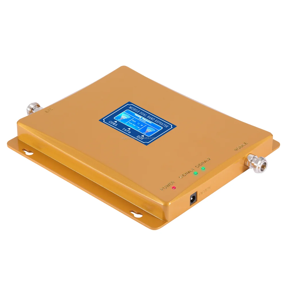 Mobile Signal Repeater Dual Band Cdma 850Mhz Dcs1800Mhz Signal Booster For Office Or Home
