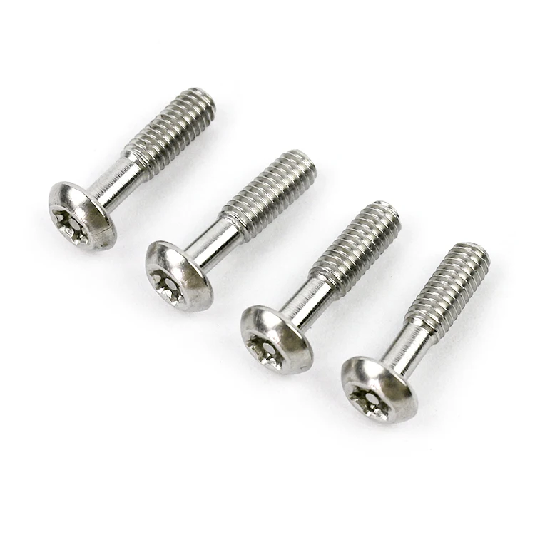 A2-70 Stainless Steel Torx Drive Pan Head Captive Screw Plain Finish DIN Standard Carbon Steel