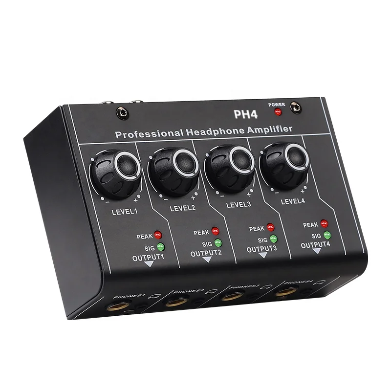 Yossic 4 channel headphones monitor
