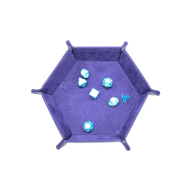  Лоток для костей Dungeon и dragon кожаный шестигранный аксессуаров