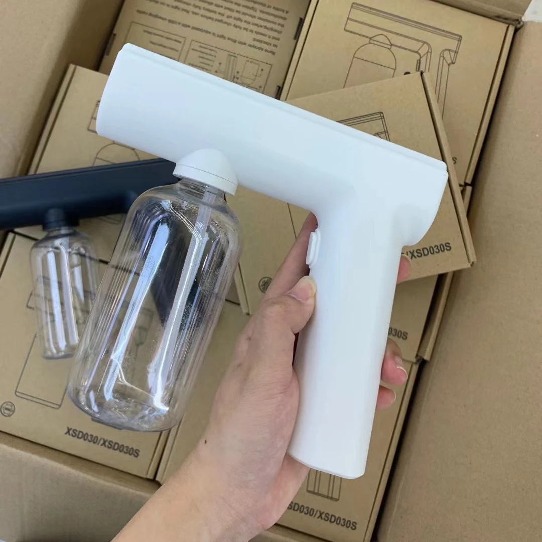 Multi Function Electric Hand Held Alcohol Uv Misting Machine Wireless Nano Steam Spray Gun K5 Fog Mist Disenfecting Sprayer