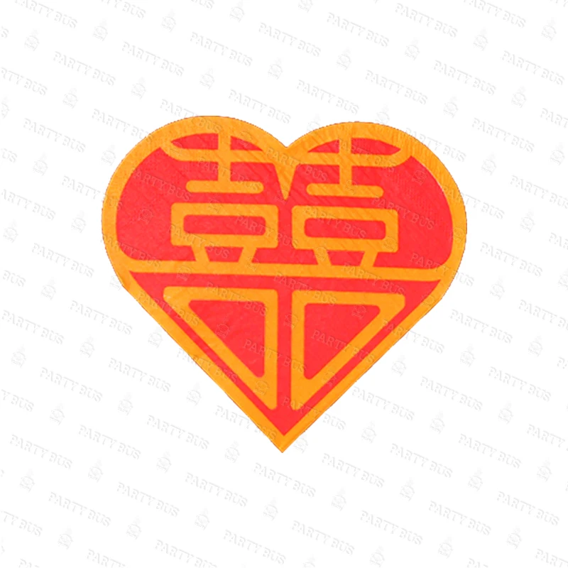 Partybus Traditional Chinese Style Dark Blue Paper Cups Plates Disposable Wedding Dinner Party Tableware Set