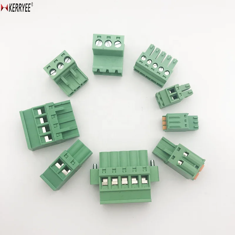 3.5/3.81/5.0/5.08mm female plug in terminal block