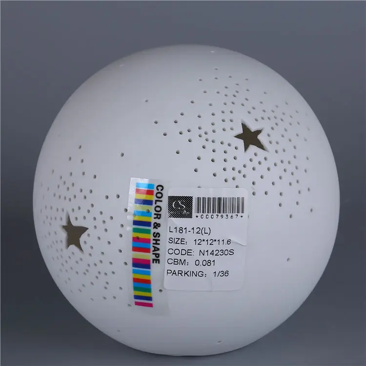 Hot Sale Small Porcelain Ball Globe Led Table Light Desk Night Light Reading Light Cute Round Shape Porcelain Table Lamp