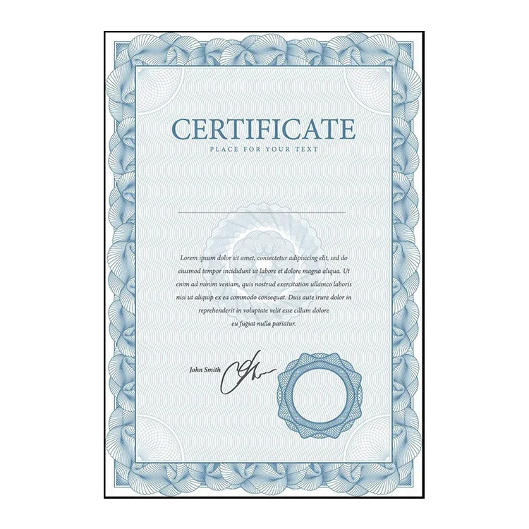 Высококачественная Черная защитная нить для водяных знаков бумага транскрипции синего волокна индивидуальная сертификатная