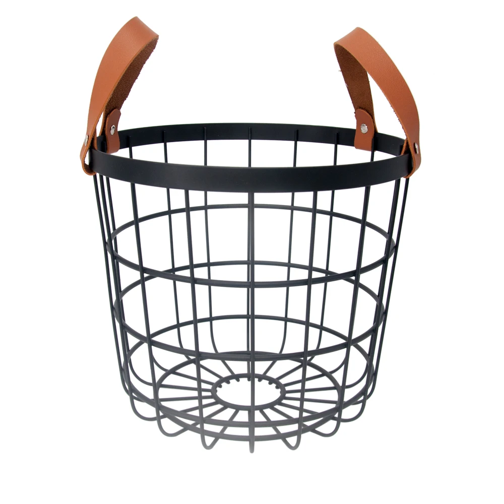 hotel bathroom belt with handles dirty clothing storage basket metal laundry basket