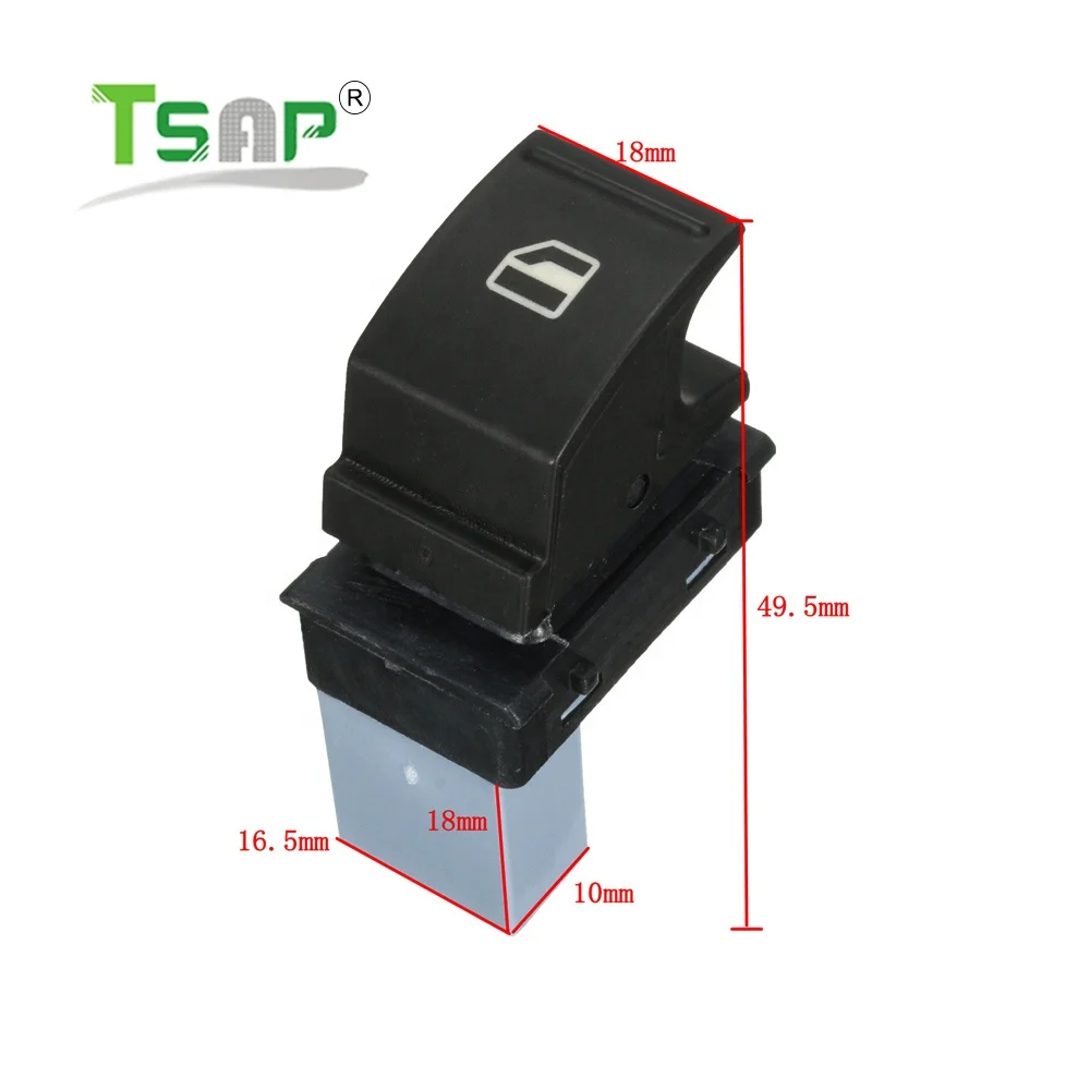Кнопка переключения стеклоподъемника для VW 3Pin Golf MK5 MK6 Passat B5 Jetta B6 Amarok Sharan Tiguan Touran 1K0959855
