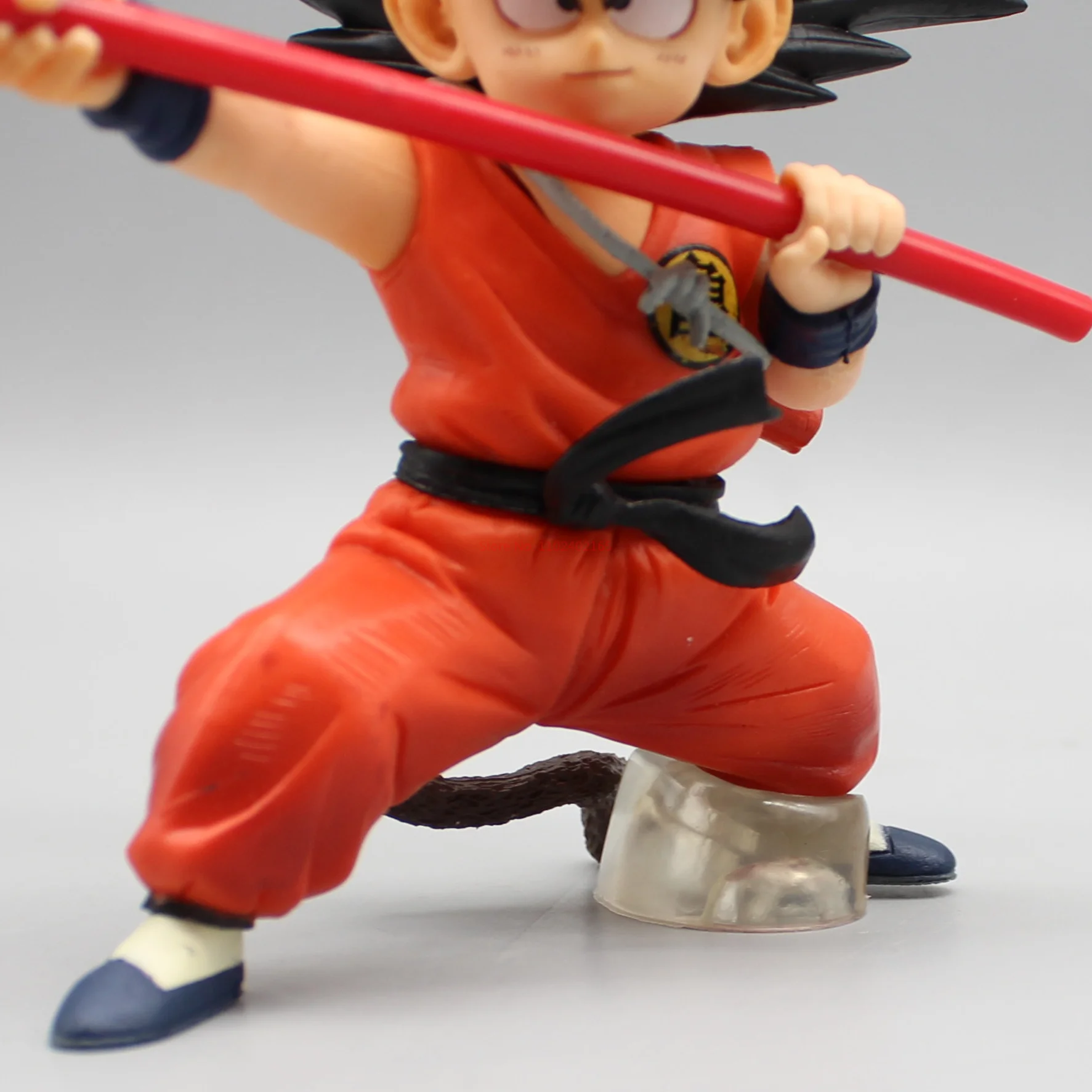 12cm Dragons BallsZ Son Goku Anime Figures Golden Cudgel Training Suit Childhood Memories Model Statue Collectable Kids Toy Gift