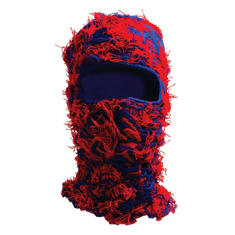 Wholesale knitted balaclava face Knit full face mask cover one hole design balaclava ski mask