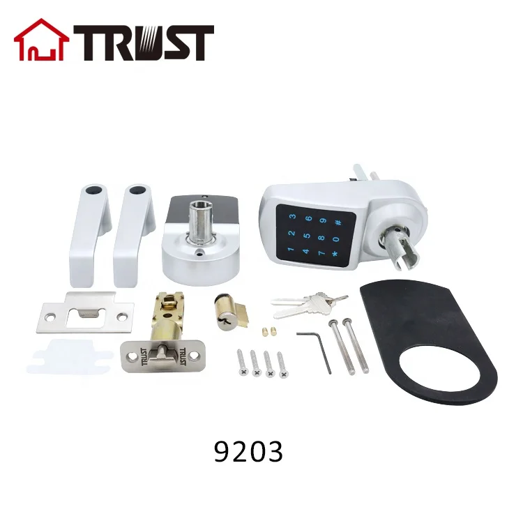 Горячая Распродажа смарт-Дверной замок TRUST 9203-SN с клавиатурой пароля и ручкой