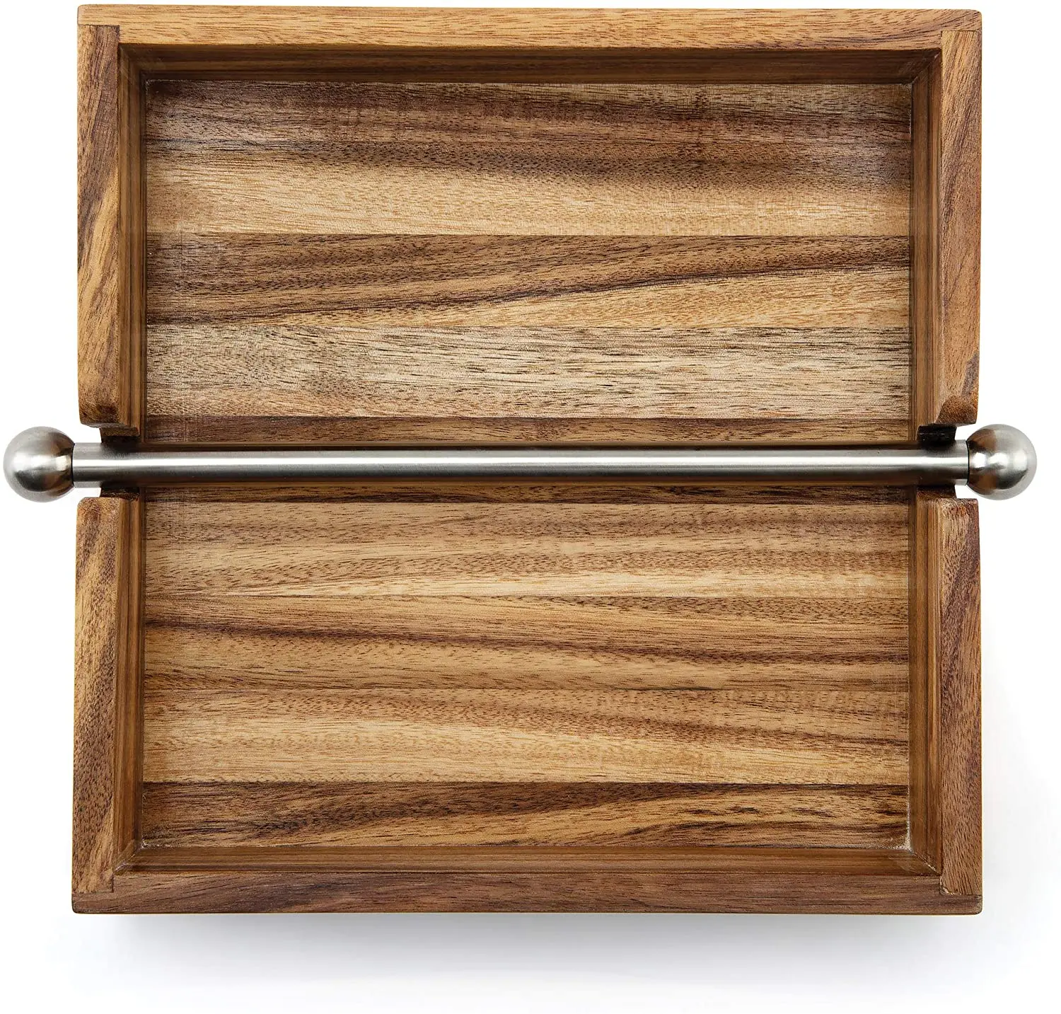 Dinning Utensil Custom Tables and Counter Tops Paper Napkin Holder Acacia Wood Napkin Holder