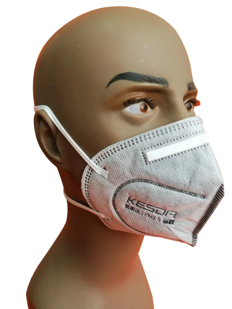 Full Automatic Disposable KN95 Face Mask Making Machine Folding Type Face Dust Mask Making Machine