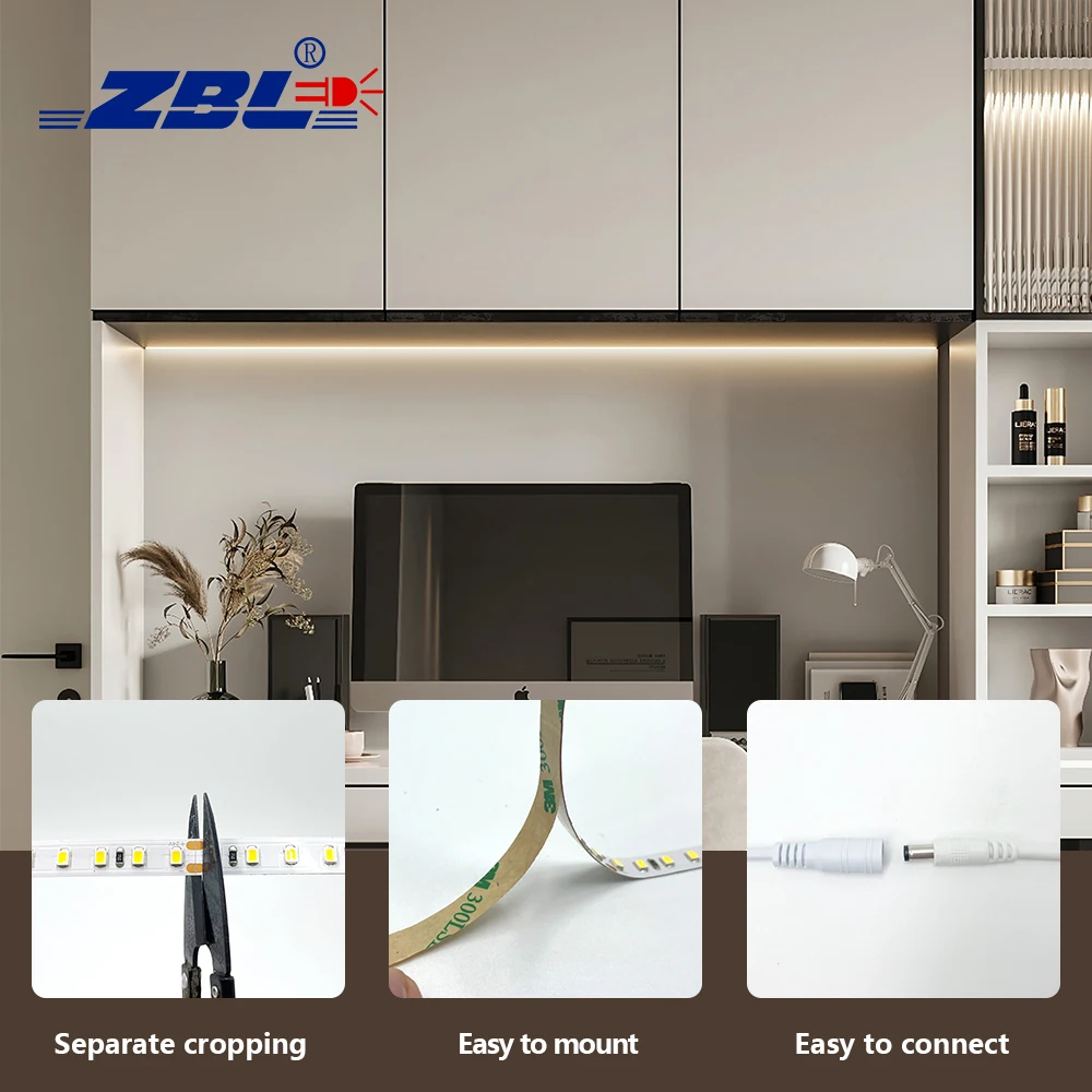 Factory Direct Supply FPC Width 8MM Lights Leds 2835 LED Flexible Strip Light Wholesale With Decorative Lighting