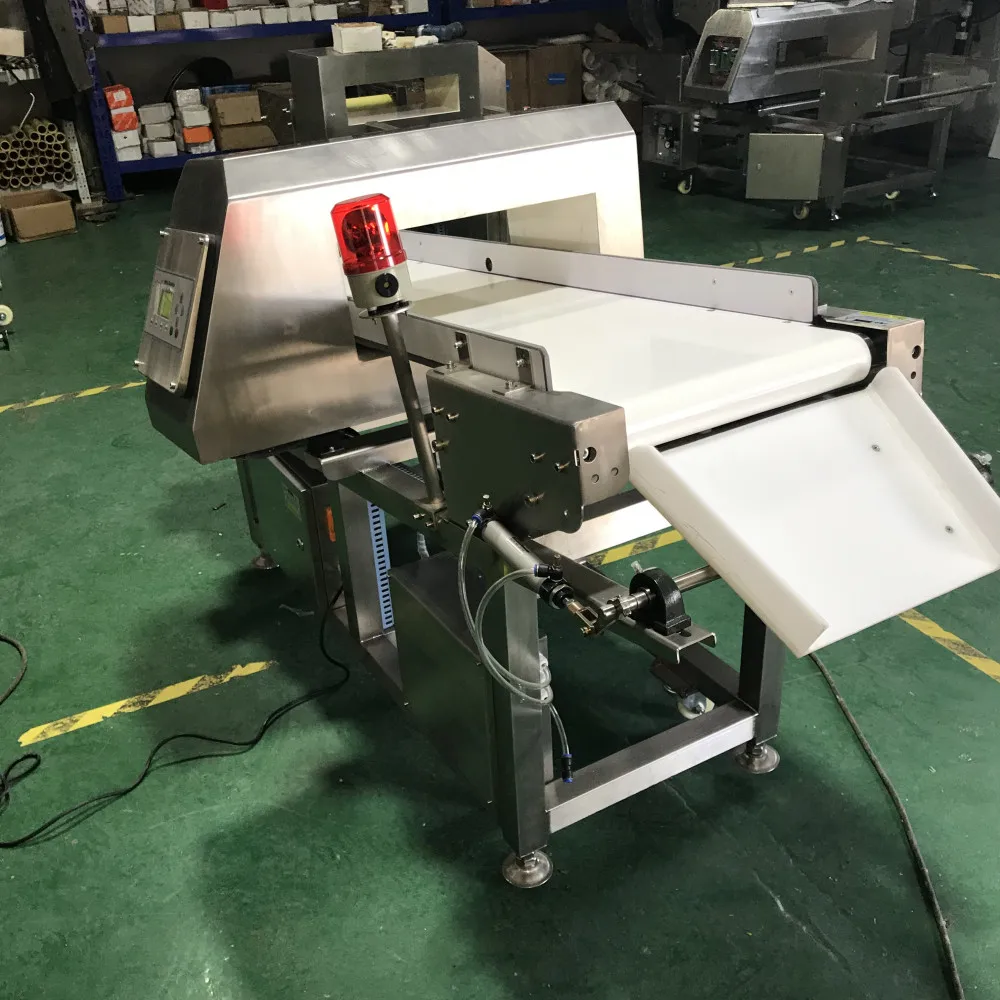 Best thick seam automatic flap rejector digital intelligent food metal detector rice flours production