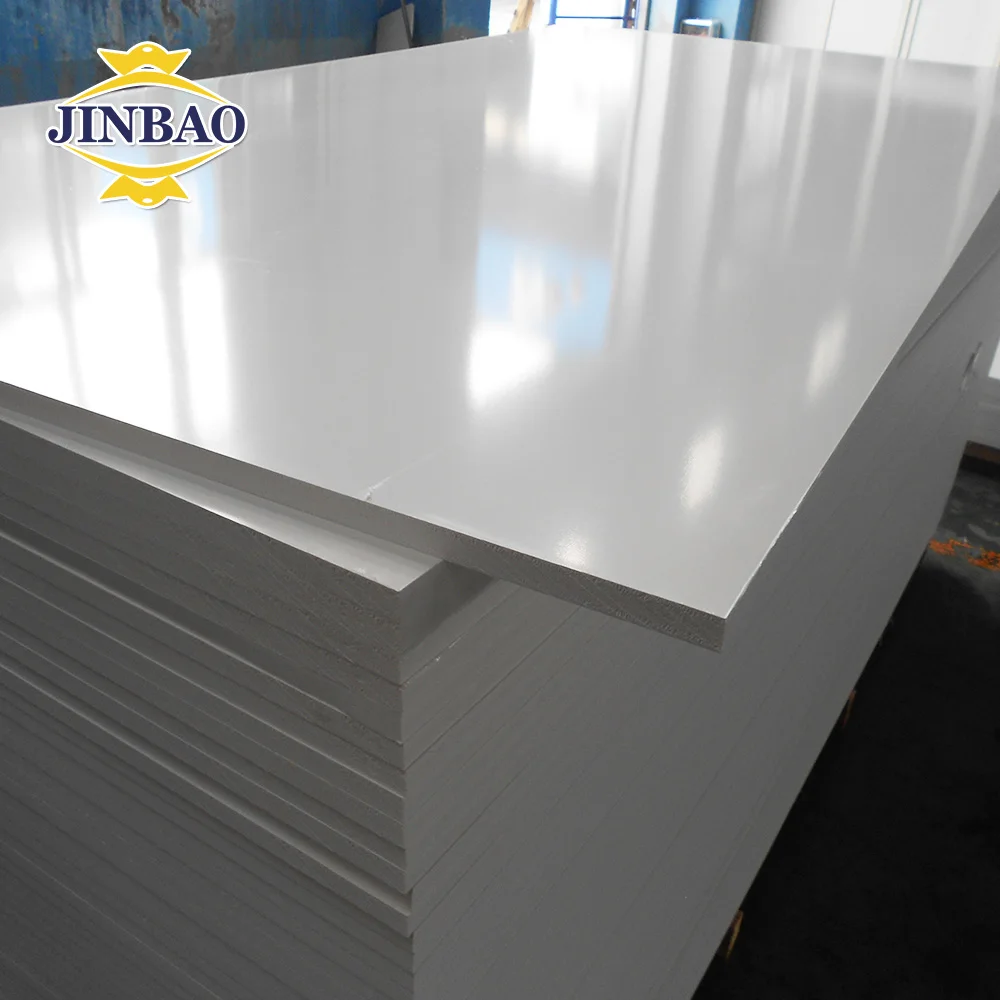 JINBAO factory colored 15mm plastic corrugated sheets display stand PVC panel pvc celuka sheet